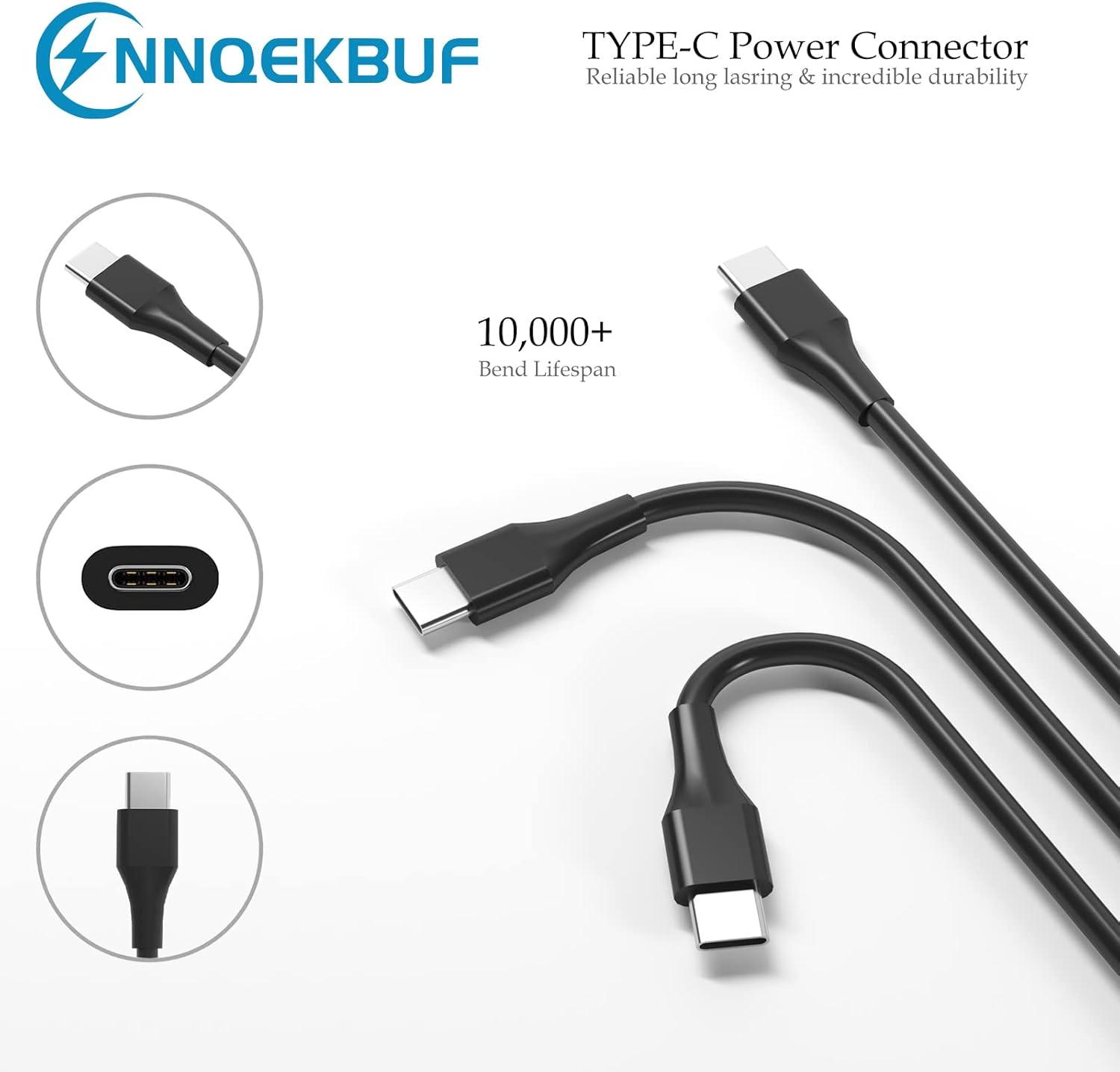 imageLaptop Charger 65W USB C Power Adapter Compatible with Dell Chromebook 3100 3300 3380 3400 3500 5190 5300 5400 7200 Latitude 5420 5520 5320 7410 7310 2in1 P28T P29T P30T Laptop Type C