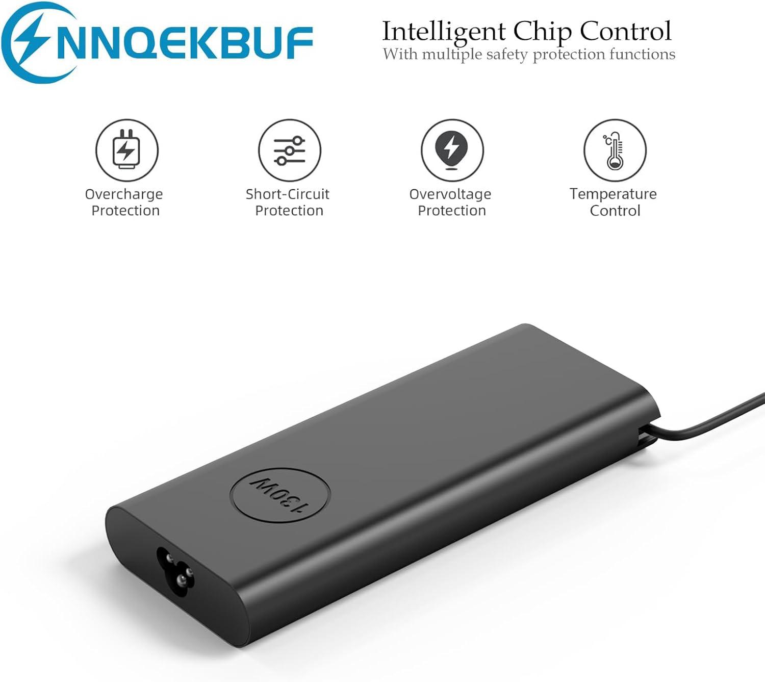 imageNNQEKBUF130W USB C Charger Compatible with Dell Precision 5470 5480 5550 5560 5530 5570 5750 5760 3550 3560 3570 3571 3561Compatible with Dell XPS 15 9520 9530 XPS 17 9720 9730