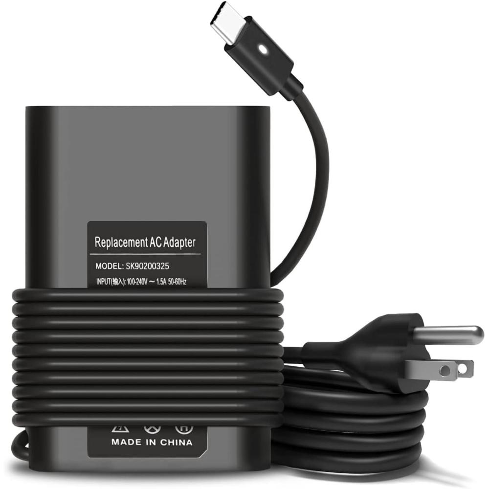 image65W USB C Laptop Charger Compatible with Dell Latitude 5430 5520 5320 5330 5420 5520 5421 7420 7490 7400Chromebook 3100 3300 3380 3400 3500 5190 5300SM65CL01