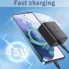 image2025 New 45W Super Fast Charger Type C USB C Android Charger with C to C 6FT Long Cable 2Pack Compatible with Samsung Galaxy S25S25S25 UltraS24S24S24 UltraS23S23S23 UltraS22S21