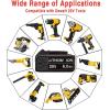 image20V 60A Replacement Battery Compatible with Dewalt DCB200 DCD DCF DCG Series Cordless Power Tools