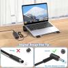 image45W 195V 231A Laptop Charger Blue tip Compatible with HP Pavilion x360 11 13 15 Series Notebook Stream 14 13 11 Envy Pavilion Touchsmart 45mm x 30mm