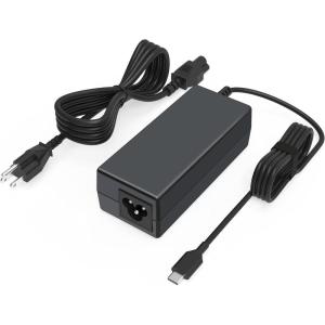 imageLaptop Charger 65W USB C Power Adapter Compatible with Dell Chromebook 3100 3300 3380 3400 3500 5190 5300 5400 7200 Latitude 5420 5520 5320 7410 7310 2in1 P28T P29T P30T Laptop Type C