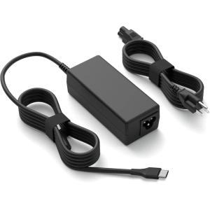 imageNew Chromebook Charger 65W 45W USB Type C Laptop Charger for HP Chromebook 14 X360 14ca061dx 14ca052wm 14ca051wm 14ca020nr 14ca043cl 11ae051wm 14CA000 HP Spectre X360 X2 Power Cord Replacement